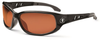 Ergodyne Valkyrie Universal Polycarbonate Safety Glasses Copper Lens - Black Frame - Smooth medium - 720476-54021 - 720476-54021 - R. S. Hughes Company, Inc.