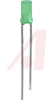 3MM CYLINDRICAL GREEN LED, LAMP THOLE, BULK - 70062945 - Allied Electronics, Inc.