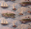 Sailboats Scenic Tapestry Fabric - R6169 - Regal Fabrics, Inc.