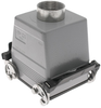 Standard, Rectangular Hood, size 77.62, Double Latch with gasket, Top PG42 cable entry - CHV-32G42 - Mencom Corporation