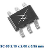 Single Positive Control pHEMT GaAs IC SPDT Switch 0.5–3 GHz - AS215-92LF - Skyworks Solutions, Inc.