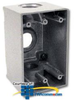 Hubbell Single Gang Deep Weatherproof Box 3-3/4".. - HIWP75GY - TelephoneStuff.com