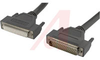Cable Assembly; Male/Male D-Sub; 50 Position Shielded; 5 Foot; Chrome - 70003666 - Allied Electronics, Inc.