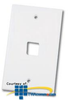 Legrand - On-Q 1 Port ValuePort Wall Plate - 364446-01 - TelephoneStuff.com