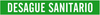 Brady B-946 Green Vinyl Self-Adhesive Pipe Marker - 2 in Character Height - Printed Msg = DESAGUE SANITARIO - 83527 - 754473-83527 - R. S. Hughes Company, Inc.
