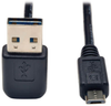Universal Reversible USB 2.0 Cable (Up / Down Angle Reversible A to Micro-B M/M), 6-ft. -- UR050-006-UDA - Image