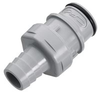 Coupling Insert, Shut Off, In-Line Hose Barb -- HFCD22812