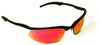 3M OCC 11446-00000-10 Polycarbonate Standard Safety Glasses Red Mirror Lens - Black Frame - Half Frame - 078371-62368 - 078371-62368 - R. S. Hughes Company, Inc.