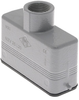 Standard, Rectangular Hood, size 66.16, 2 Pegs, Top M20 cable entry - MZV-25L20 - Mencom Corporation