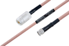 MIL-DTL-17 N Female to SMA Male Cable 12 Inch Length Using M17/60-RG142 Coax - PE3M0017-12 - Pasternack