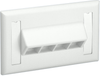 Horizontal Faceplate, 4 Module, Gray; Accessory Type Panduit - 84K3347 - Newark, An Avnet Company