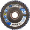 Norton Metal ZA Coarse Center Mount Fiberglass Conical Flap Disc - 66254419984 - Norton Abrasives