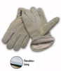 PIP 77-289TL Tan Small Split Cowhide Leather Driver's Gloves - Keystone Thumb - Uncoated - 9.6 in Length - 616314-09723 - 616314-09723 - R. S. Hughes Company, Inc.