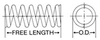 Stock Compression Spring -- DWC-014A-1 - Image