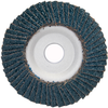Merit ZA Coarse Center Mount Aluminum Conical Flap Disc - 08834193424 - Norton Abrasives