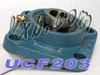 17mm Bearing UCF203 + Square Flanged Cast Housing -- Kit7353
