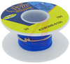 Wire; 100ft 30AWG silver plated copper;blue Kynar insulated; low strip force - 70176433 - Allied Electronics, Inc.