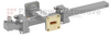 50 dB WR-42 Waveguide Crossguide Coupler with UG-595/U Square Cover Flange and SMA Female Coupled Port from 18 GHz to 26.5 GHz in Bronze - FMWCT1051 - Fairview Microwave Inc.