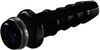 In-Line Hose Barb Plug, No Sleeve - 10AC-PB2-02NSBLK - Advanced Technology Products