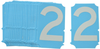Brady Bradyglo Number Label - Printed Msg = 2 - 6004-2 - 754473-84309 - R. S. Hughes Company, Inc.