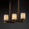 POR-8777-10-BANL-DBRZ Mid. Chandeliers-Glass Up - 670697 - Capital Lighting, Inc.