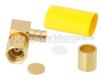 RA SSMC Plug Connector Crimp/Solder Attachment For RG316, RG174, RG188, LMR-100A, LMR-100A-FR Cable - FMCN1267 - Fairview Microwave Inc.
