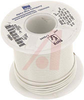 Wire, Hook-Up; 18 AWG; Solid; 0.016 in.; 0.080 in.; -40 degC; 300 V; White - 70136560 - Allied Electronics, Inc.