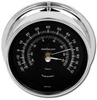 Thermometer - Criterion, Chrome case, Black dial - Maximum Weather Instruments