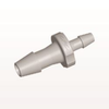 Straight Reducer Connector, Barbed, Natural - HSR53 - Qosina Corp.
