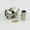 BNC Male Connector Crimp/Solder Attachment For RG55, RG142 Cable - SC6024 - Fairview Microwave Inc.