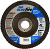 Norton BlueFire ZA Coarse Center Mount Fiberglass Conical Flap Disc - 66623399049 - Norton Abrasives