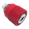 Captive Screw, 10-32 Thread, Floating, TORX®/Slot Combination, Knurled Red Knob - 4C-TS-10-3T3-K013 - Southco