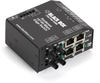 IND Heavy-Duty Edge Switch (4) 10/100 Copper + (2) Fiber MM ST - LBH240AE-H-ST - Black Box