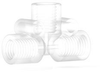 Tee Body Tefzel™ (ETFE), for 1/8