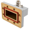 WR-187 to Type N Female Waveguide to Coax Adapter PDR48 with 3.94 GHz to 5.99 GHz in Aluminum - FMWCA1084 - Fairview Microwave Inc.