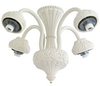4 Light Ornate Fitter - Textured Antique Whi - MC182TA - Monte Carlo Fan Company