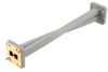 WRD-650 90 Degree Waveguide Twist Using a UG Square Cover Flange with a 6.5 GHz to 18 GHz Frequency Range in Brass -- FMWRD650TW1001 - Image