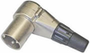 XLR 3 Pin Cable Mt(m) Rt. Ang. Neutrik Connector, Nick/Silver - CA-NC3MRC - Visual Sound, Inc.