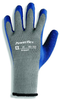 Ansell Powerflex 80-100 Gray/Blue 10 Cotton/Polyester Full Fingered Work & General Purpose Glove - Latex Coating - Rough Finish - 076490-06403 - 076490-06403 - R. S. Hughes Company, Inc.