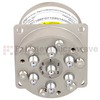 SP6T Latching DC to 22 GHz Terminated Electro-Mechanical Relay Switch, Self Cut Off, Diodes, 20W, 28V, SMA - FMSW6314 - Fairview Microwave Inc.