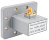 WR-137 to SMA Female Waveguide to Coax Adapter UDR70 with 5.38 GHz to 8.17 GHz in Aluminum - FMWCA1088 - Fairview Microwave Inc.