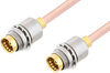Slide-On BMA Jack Bulkhead to Slide-On BMA Jack Bulkhead Cable 12 Inch Length Using RG405 Coax - PE3C4874-12 - Pasternack