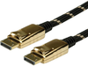 Audio Cable, Dp Plug, 5M, Blk/gld; Connector To Connector Roline - 43AC9861 - Newark, An Avnet Company