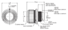 M5015 III circular connector - MS3456KT24-21SZ - Powell Electronics, Inc.