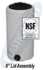 10 Gallon Vertical Plastic Storage Tank 