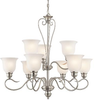 Mid. Chandeliers-Glass Up - 600304 - Light Center (The)