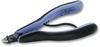 Lindstrom Ergo Tapered & Relieved Diagonal Semi-Flush Steel Semi-Flush Cutting Plier - RX8146 - 5.33 in Length - Molded Plastic Grip - LINDSTROM RX8146 - R. S. Hughes Company, Inc.