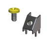 45 Deg Screw Terminal w/ Screw-Yellow - 8189-7 - Keystone Electronics Corp.