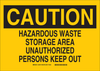Brady B-401 Polystyrene Rectangle Yellow Chemical, Biohazard, Hazardous & Flammable Material Sign - 14 in Width x 10 in Height - 22279 - 754473-22279 - R. S. Hughes Company, Inc.