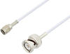 Reverse Polarity SMA Male to BNC Male Cable 24 Inch Length Using RG188 Coax - PE3C3412-24 - Pasternack